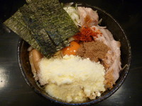 「カレーまぜそば（裏）＋チーズ」@狼煙 〜NOROSHI〜の写真