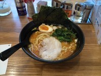 「辛辛とんこつラーメン」@横浜家系ラーメン 新とんこつ大学 八丁堀キャンパスの写真