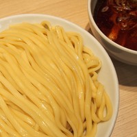 「辛つけめんライト￥850＋L(450g)￥100」@TOKYO UNDER GROUND RAMEN 頑者の写真