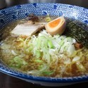 醤油ラーメン大盛り　半チャーハンセット