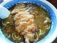 「カツカレーラーメン￥600」@ほづみとんかつ店の写真