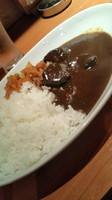 「牛タン黒カレー780円」@五大陸 アレア品川店の写真