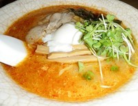 「納豆味噌ラーメン(¥750)」@ラーメン三昧 勘鳥居の写真