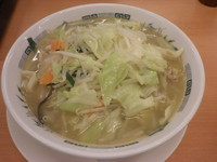 「野菜たっぷりタンメン（４９０円）大盛（０円）サービス券」@日高屋 錦糸町南口店の写真