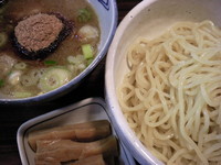 「つけめん 中盛り（７８０円）・めんま（１００円）」@麺処 井の庄の写真