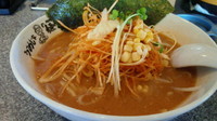 「ネギみそラーメン（ニンニク）730円」@らーめん一家 麺小屋 五井店の写真