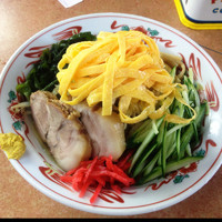 「冷やし中華（ゆず）￥７５０＋α」@てんこもりラーメンの写真