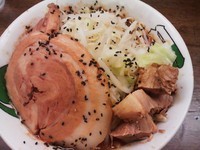 「雷味噌　半豚増し」@雷 北松戸本店の写真