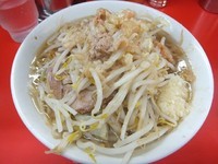 「ラーメン(ニンニク＆アブラ)650円」@ラーメン二郎 松戸駅前店の写真