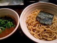 「ベジポタ辛つけ麺　国産小麦太麺」@つけ麺 えん寺 吉祥寺総本店の写真