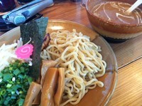 「味噌ポタつけ麺(並)　800円」@麺道 花の杜の写真