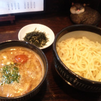 「塩濃厚つけそばあつもり（大盛）￥８５０＋味玉￥１００」@中華そば 山猫軒の写真