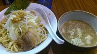 「限定ガッツリつけ麺中盛り760円」@中華そば 伝堂の写真