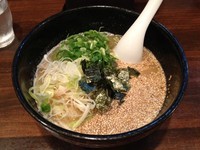 「九条葱らーめん + 替玉」@麺屋 吉佐の写真