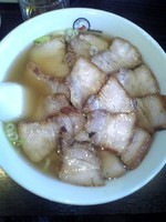 「焼豚ラーメン」@喜多方ラーメン坂内 住吉店の写真