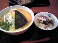 「濃厚とりそば+ミニチャーシュー丼」@麺屋 力の写真