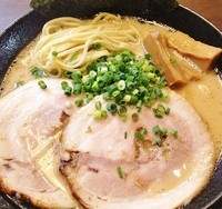 「バカらーめん680円大盛無料」@つけ麺 らーめん バカ野郎の写真