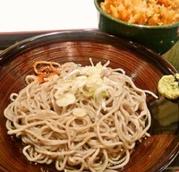 「ミニかき揚げ丼セット(冷そば)620円」@大江戸そば 守谷店の写真