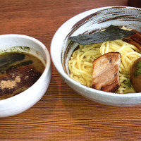 「さかなごみつけ麺中盛¥750＋味玉¥100＋半ライス¥100」@麺味庵 和（NAGOMI）の写真