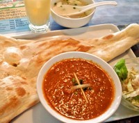 「マトンカレーセット(850円)」@NAMASTE NIPPON 高田馬場店の写真