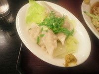 「ゆで餃子(390円)」@鶏極の写真