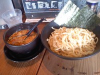 「辛つけ麺、大盛」@jun-pey ra-men 成瀬本店の写真