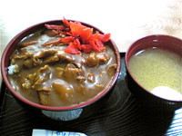 「ミニカレーライス￥350」@辰巳庵の写真