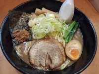 「濃厚魚介豚骨（７００円）」@○寅 麺屋 山本流の写真