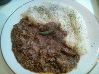 「ポークカレー ライス大盛り」@カレーの店 マボロシの写真