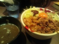 「アキバカリーつけ麺」@麺屋武蔵 武仁の写真