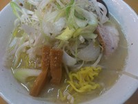 「【2012.7.3限定】札幌ネギ塩ラーメン　￥750」@味噌麺処 花道庵の写真