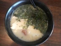 「岩のり塩らーめん 700円」@ら麺 はちにの写真