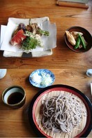 「天もりそば・大盛り 950+250円」@野のはな庵の写真