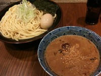 「味玉鶏白湯つけめん850円＋大盛り100円」@麺屋たつみ 喜心 狭山店の写真