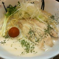 「【冷】　豆乳とあさり出汁の冷やしらーめん」@麺屋 風月の写真