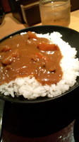 「カレー丼とそばのセット680円」@北前そば高田屋 品川店の写真