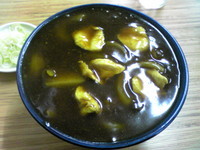 「ひやだい（カレーそば）￥600」@翁そばの写真