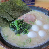 「塩ラーメン(650円)+うずら(100円)」@壱成家 松戸五香店の写真
