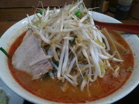 「辛味噌ラーメン(ニンニク・野菜大盛)￥750」@味噌麺処 花道庵の写真