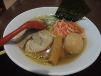 「煮玉子入り桜海老ラーメン　1100円」@らーめん華菜楼の写真