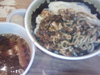 「炎のつけめん 大盛無料＆３辛（850円）」@ラーメン凪 炎のつけめん 西新宿店の写真