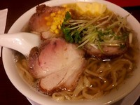 「塩チャーシューメン　麺大盛り+バター」@香月の写真