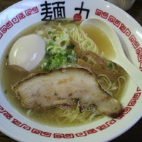 「塩らーめん煮玉子入り 750円」@麺丸の写真