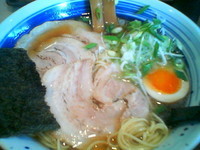 「琥珀　中華そば（￥７４０）」@自家製麺 琥珀の写真