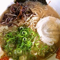 「ラーメン+替玉ｘ2」@らーめん 由宇松本の写真