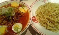 「冷やし味噌卵麺 （限定） 900円 ＋大盛　60円」@蒙古タンメン 中本 目黒店の写真