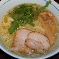 「鶏だし塩ラーメン（650円）」@RA-MEN BAR NAGOMIの写真