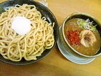「辛味噌つけ麺+大盛　1,000円+100円=1,100円」@MENYA 食い味の道有楽の写真