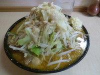 「味噌ラーメン（豚マシ￥100）ニンニクアブラ」@ラーメン二郎 京成大久保店の写真