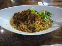 「つゆ無し担担麺（３辣）」@四川担担麺 阿吽 湯島店の写真
